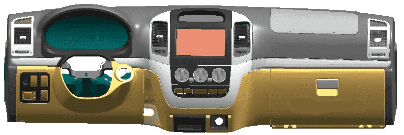 Scenery Light Bus Instrument Panel Assembly