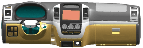 Scenery Light Bus Instrument Panel Assembly
